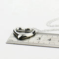 Dailychicha Heart Pendant Necklace — 925 Silver, Effortlessly Yours