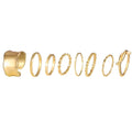 Dailychicha Metal Ring Set — 8-Piece Stack, Every Mood Covered